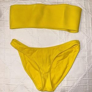 yellow Triangl bikini
